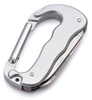 Couteau mousqueton de transport de tous les jours OEM Kit de survie EDC pour la randonnée et l'escalade Kit de survie de poche avec porte-clés en acier inoxydable
