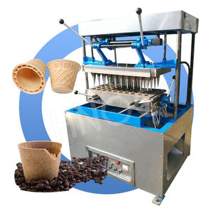 Hnoc Ăn Được Softy Cone Cốc Sô Cô La Wafer Bánh <span class=keywords><strong>Pizza</strong></span> Làm Cho Máy Sản Xuất Tại Ấn Độ Cho <span class=keywords><strong>Mini</strong></span> Cà Phê - Product Image 1