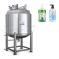 Réservoir de stockage d'eau liquide d'alcool en acier inoxydable fabriqué sur mesure en usine 100-100000 litres Réservoir de stockage de refroidissement du miel et du lait
