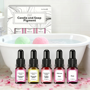 Kit de colorant liquide pour bougies, 36 couleurs, hautement concentré, colorant transparent pour la fabrication de bougies parfumées en cire de soja, colorant pour bougies DIY - Product Image 1