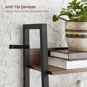 Büromöbel Einfaches Bücherregal Modernes 5-stufiges Leiter regal Bücherregal Bücherregal aus Stahl - Product Image 5