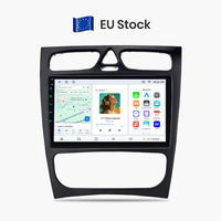 Radio para Auto Junsun con Carplay de 9 Pulgadas y Android para Mercedes Benz Clase C, Clase CLK, S203, W203, W209, A209, Reproductor de DVD, Estéreo