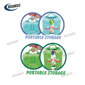 创意玩具涂鸦绘画浴缸DIY绘画动物着色浴画您的儿童玩具套装可重复使用着色动物玩具 - Product Image 6