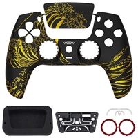 Coque de remplacement personnalisée EXtremeRate pour la face avant de la manette Dualsense PS5