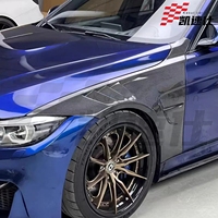 Fender Serat Karbon KSUI untuk BMW F30 F35 2019+ Seri 3 Model Sarang Lebah Karbon Forged AR Fender Serat Karbon Baru