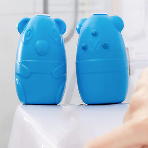 Détergent automatique pour toilettes, désodorisant, ours magique, bol <span class=keywords><strong>de</strong></span> détergent pour toilettes, nettoyant liquide bleu - Product Image 3