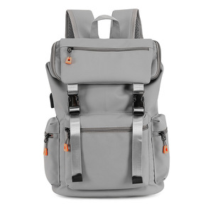 Custom Lightweight GPS-enabled <b>Large</b>-capacity Tactical Computer <b>Backpack</b> with USB PU Material Zipper Closure for Business Travel - Product Image 3