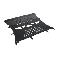 JUXING pour Toyota Supra A90 2015-2016, protection du moteur en aluminium, refroidisseur d'huile, plaque de protection inférieure, panneau de protection inférieur, noir