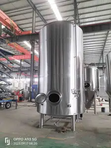 10000L 15000L yapma makinesi kaynak işlemi parlak bira tankı varil yüksek kalite ve verimli özelleştirilmiş gümüş