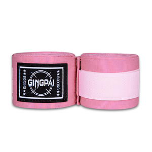 GINGPAI 2 Vendas Elásticas Transpirables <span class=keywords><strong>de</strong></span> Boxeo para Manos Soporte para Muay Thai Kickboxing <span class=keywords><strong>MMA</strong></span> Sanda Taekwondo 1.5/3/5M - Product Image 2