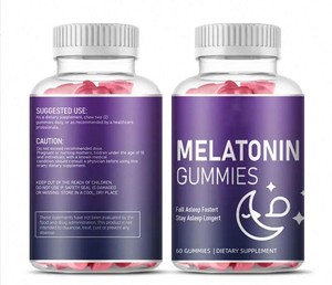 Complément alimentaire à base d'herbes Superfood, aide au sommeil, saveur de baies, sans médicaments, sommeil rapide, non accoutumant, vitamines <span class=keywords><strong>pour</strong></span> adultes, bonbons gélifiés - Product Image 6