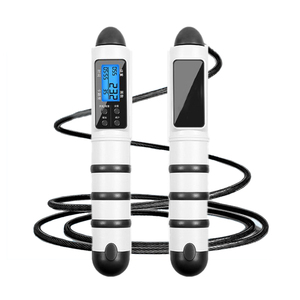 Corde à sauter intelligente de haute qualité pour l'entraînement sportif en salle de sport, avec compteur numérique LED, capteur intelligent, enregistrement des données et minuteur intelligent - Product Image 1