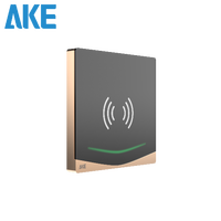 Lecteur de carte CPU haute sécurité AKE FM1208 WG34 RS485, scanner RFID de contrôle d'accès, étanche IP65, en ABS, pour barrière tournante intelligente