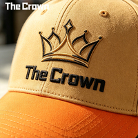 Gorra de Béisbol Unisex con Logotipo Personalizado, al por Mayor, Bordado 3D, 6 Paneles, Dos Tonos en Contraste, Fabricante