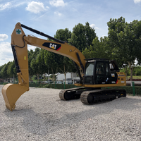 Excavatrice d'occasion Caterpillar CAT323D2L 23 tonnes, hydraulique, sur chenilles, pour l'exploitation minière, excellent état, peu d'heures de fonctionnement, d'origine