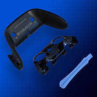 Coque de remplacement compatible avec la manette PlayStation 5/PS5 EDGE Elite, accessoires de poignée, pièces de décoration remplaçables.