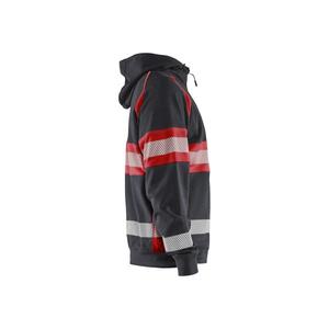 BLAKLADER - 3552115899554XL Sweat à capuche haute visibilité Noir/Rouge-EAN 7330509831182 HI-VIS WORKWEAR - Product Image 4