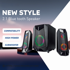 New 2.1 màu xanh răng loa với 20 Wát siêu thấp bass tạo ra rạp chiếu phim chất lượng âm thanh cao không dây tương thích với USB và AUX - Product Image 4