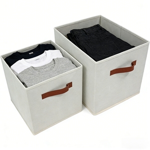 Caja de Almacenamiento de Ropa Plegable que Ahorra Espacio, Organizador de Armario de Tela Resistente para <span class=keywords><strong>Juguetes</strong></span> y Artículos de Organización del Hogar - Product Image 3