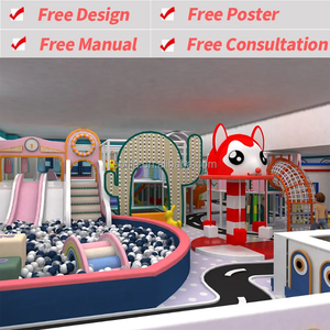 Aire de jeux intérieure de haute qualité pour enfants, équipement de jeux doux pour enfants, ensemble d'équipements de jeux doux intérieurs, aires de jeux interactives commerciales - Product Image 2