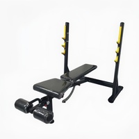 Banc de musculation professionnel 2025 en acier robuste, réglable, pliable, inclinable et déclinable, pour exercices de musculation, de fitness et de press de poitrine, avec système de sécurité pour la salle de sport