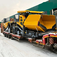 Machine à pavage haute précision RP705, capacité élevée, production de 260 t/h, trémie de 11 t pour travaux de construction de voies principales d'autoroutes