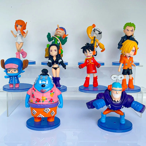 HESPER Lot de 10 figurines, 1 pièce, Anime One Piece, Les Pirates au Chapeau de Paille, Jinbe, Statue en PVC, Modèle de collection, Figurine, Poupée, Jouet pour cadeaux - Product Image 1