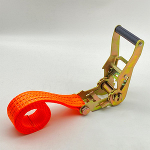 Correa de trinquete de poliéster de 38 mm de alta resistencia para amarre de carga en camiones - Product Image 1