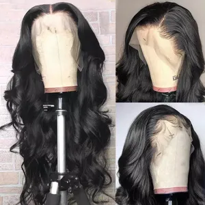 Lavish Beauty Hair HD Lace Front Wig,virgin Cuticle Aligned Human Hair Full Lace Wig,13x4 Lace Frontal Wig for <b>Black</b> Women <b>Long</b> - Product Image 5