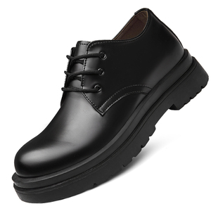 <span class=keywords><strong>Scarpe</strong></span> Oxford stringate <span class=keywords><strong>da</strong></span> uomo in vera pelle con punta chiusa, rialzo interno 7 cm, suola spessa, eleganti, casual, <span class=keywords><strong>da</strong></span> cerimonia - Product Image 2