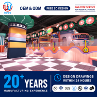 Ensemble d'équipements de jeu intérieur de haute qualité pour enfants avec éléments d'escalade pour centres de jeux pour enfants, centres commerciaux, construction en plastique