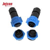 Connecteurs Électriques Automobiles Étanche 5A 60V 5 Broches M19 à Verrouillage par Poussée pour Assemblage sur Site, pour Systèmes de Capteurs et Équipements d'Automatisation CE RoHS