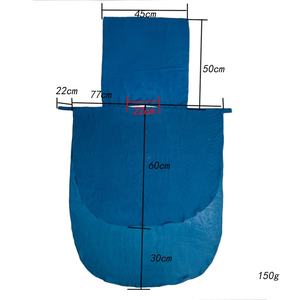 Mujeres musulmanas diseño caliente cubierta señora belleza 2 capas gasa Niqab velo sombreros turbante Hijab capa cara bufanda para mujer H0305 - Product Image 6