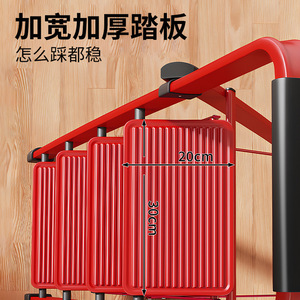 Folding Ladder 4 <b>Steps</b> Thickened Steel Pipe Indoor A Frame Telescopic <b>Step</b> <b>Stool</b> Household Use - Product Image 4