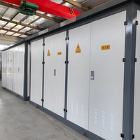 Poste de transformation préfabriqué compact extérieur avec transformateur toroïdal intelligent pour la distribution d'énergie haute tension