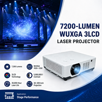 Proyector Láser WUXGA de 7200 Lúmenes para Proyección Inmersiva en Museos, Mapeo 3D y Proyectos de Exhibición Digital