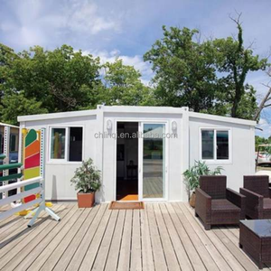 Casa contenedor de acero expandible de 40 pies y 20 pies, <span class=keywords><strong>edificio</strong></span> de <span class=keywords><strong>oficinas</strong></span> móvil y plegable prefabricado, apartamento escolar, Hotel a la <span class=keywords><strong>venta</strong></span> - Product Image 5