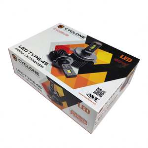 LED Car Light <b>Book</b>-style Flip-top Packaging <b>Box</b> Custom Cardboard <b>Box</b> Customization Rectangular - Product Image 3