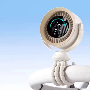 Portable Outdoor Octopus Fan USB Digital Display 36dB Battery Foldable 3-in-1 for Household <b>Car</b> Hotel Use English - Product Image 3