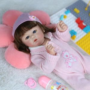 Lifereborn Poupée Reborn réaliste de haute qualité 22 pouces grande poupée pour tout-petits avec cheveux courts pour filles cadeaux - Product Image 4