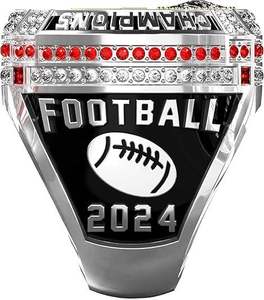 Anillo de Campeonato de Deportes de Fantasía 2024 para Equipos Personalizados de Béisbol, Sóftbol, Voleibol y Baloncesto para Bodas - Product Image 3