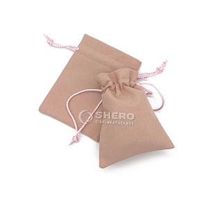 Pochette à cordon pour bijoux, sac de rangement rectangulaire, taille unique, pochettes en microfibre pour l'emballage et la présentation de bijoux - Product Image 6