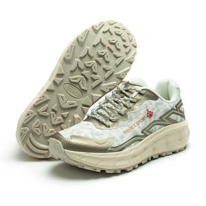 รองเท้าเดินป่าและวิ่งเทรลคุณภาพสูง สีเขียวอมฟ้า พื้นหนา ระบายอากาศได้ดี น้ำหนักเบา กันลื่น เหมาะสำหรับกีฬาและสวมใส่ลำลอง - Product Image 4