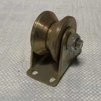 Vente en gros petite roulette de meuble fixe silencieuse roues à chenilles rigides roulettes coulissantes de tiroir d'armoire en métal