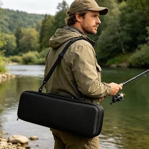 Hirisi W402 Custodia Rigida Portatile in EVA per Attrezzatura da Pesca, Scatola Porta Utensili da Pesca, Borsa per Trasporto Canne - Product Image 3