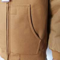 Veste d'hiver de haute qualité, en toile de canard, taille Plus, tissu molletonné robuste, personnalisé
