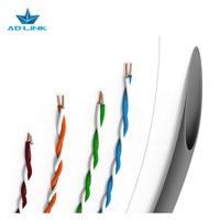 Cable de Red UTP Cat5e para Comunicación en Interiores y Exteriores, Conductor OFC/BC/CU/CCA, Revestimiento de PVC/LSZH, Gris, 4 Pares, 24 AWG
