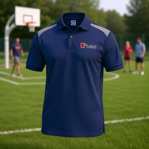 Take Polo Shirt Navy XL <b>Performance</b> Sport <b>Wear</b> - Product Image 3