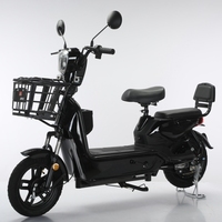 Ucuz Fiyat Çin Malı 48v 500W Pedal Destekli Elektrikli Bisiklet 2 Tekerlekli Kurşun Asit Akülü Bisiklet 350w 25km/s Yetişkinler İçin Elektrikli Bisiklet