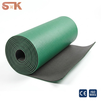 Piso Deportivo Profesional de PVC para Interiores, Antideslizante, Resistente al Desgaste, con Absorción de Impactos de 4.5 mm, para Baloncesto, Bádminton y Gimnasio